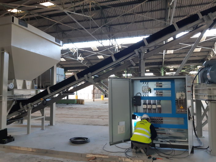 Gestion concasseur à pierres avec installation sur site